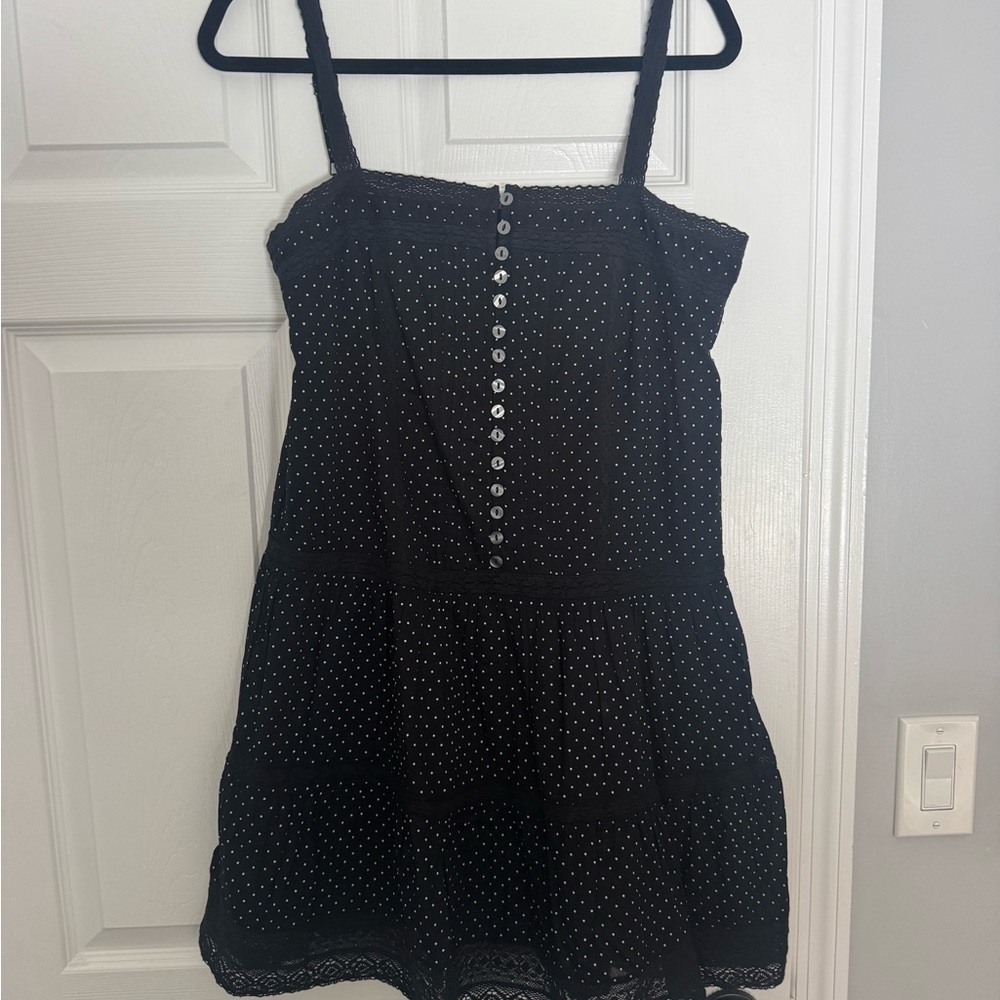 GAP Black and White Polka Dot Kids Dress
